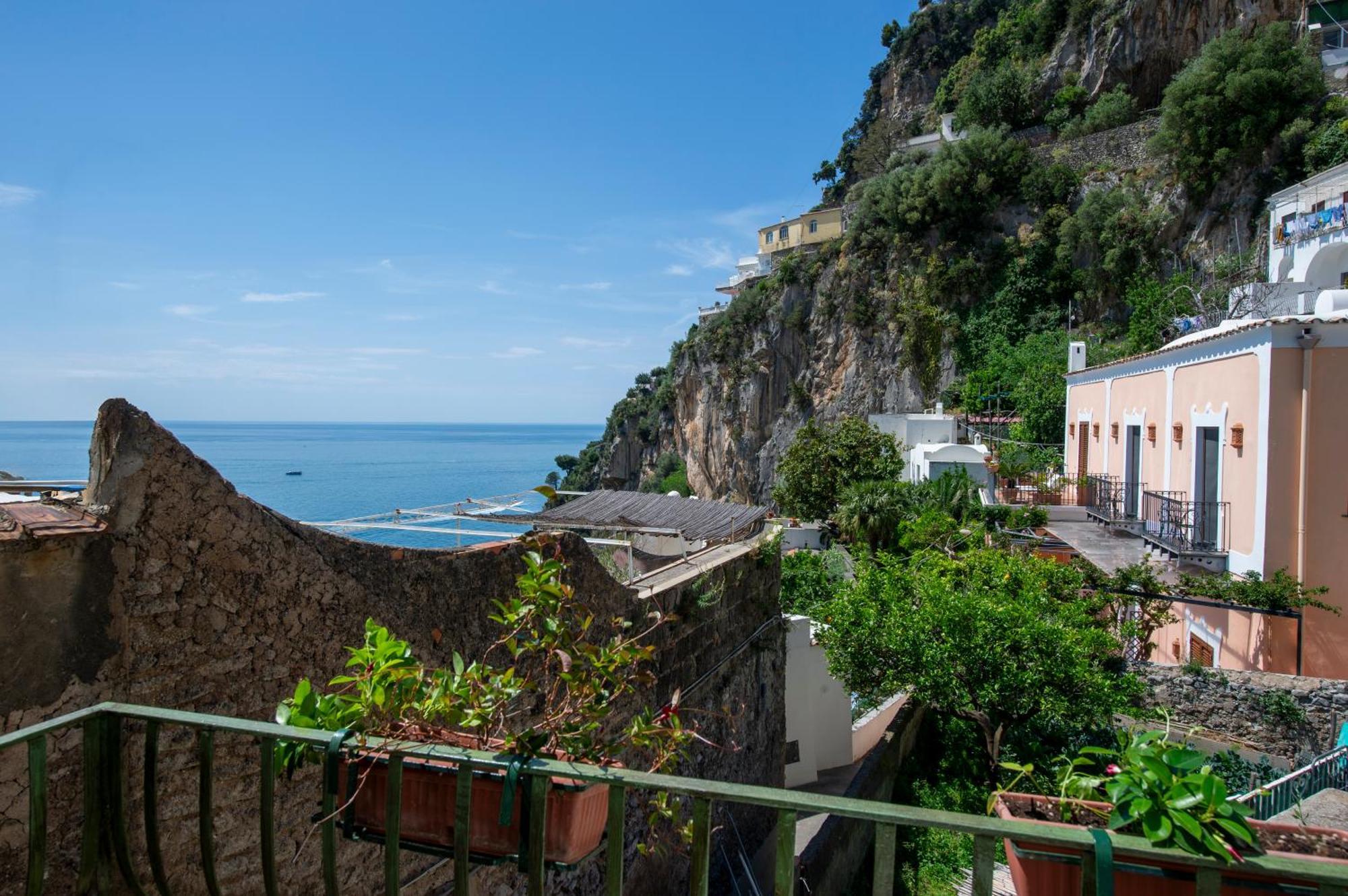 Appartamento La Torretta Di Fornillo Positano Esterno foto